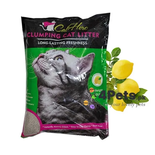 Best Price Cat Hero Bentonite Litter - Lemon