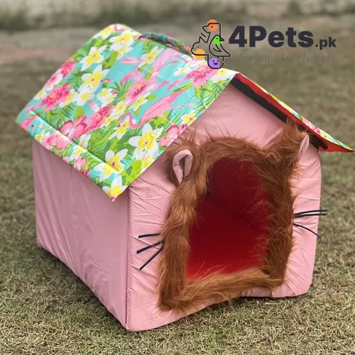 Cat Fur Face Hut House