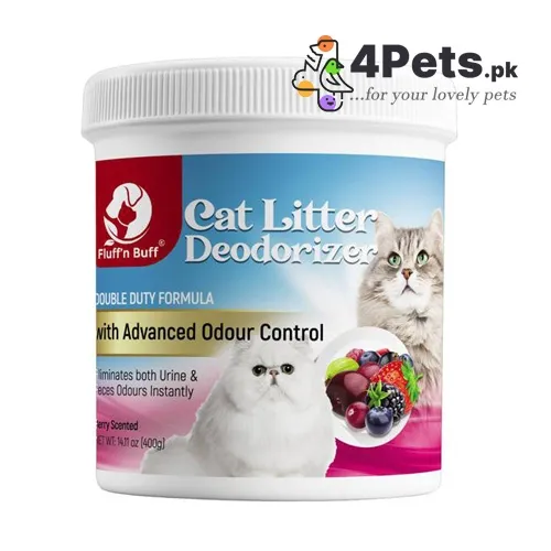 Fluff-n-buff Cat Litter Deodorizer Powder