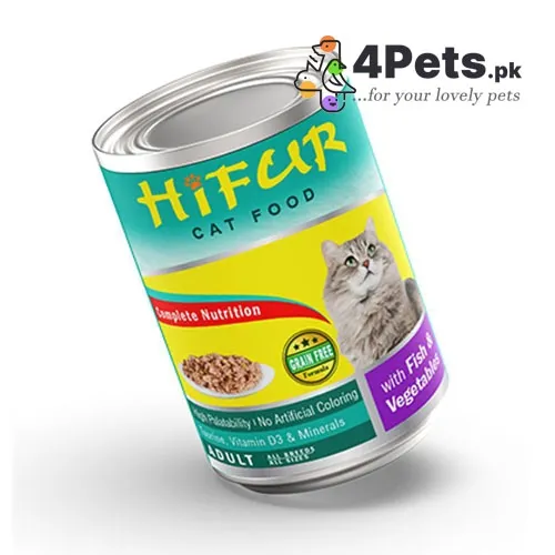 Best Price Hifur Cat Food with Fish and Vegetables 400gms