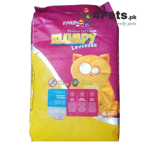 Klumpy Premium Cat Litter Lavender 16kg
