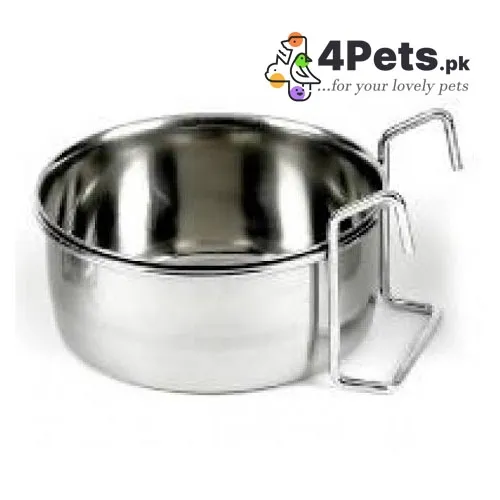 Best Price Parrot Bowl Stainless Steel with Hanging Hook