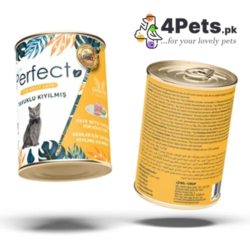 Perfect Adult Cat Pate With Chicken Tin