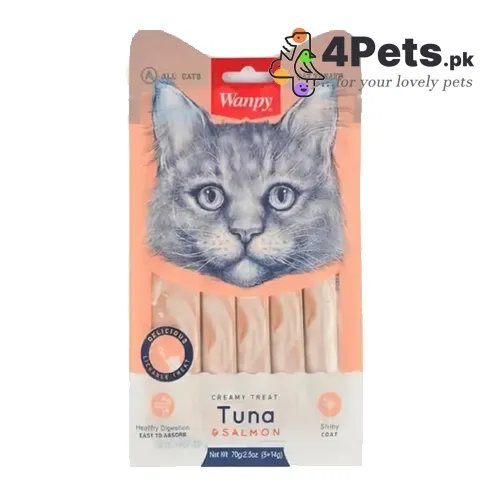 Buy online Wanpy Cat Creamy Treat Tuna And Salmon In Pakistan Rs 650
